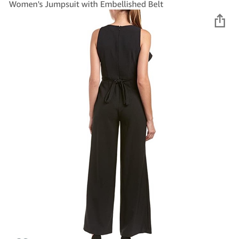Julia Jordan Jumpsuit with embellished belt size 8 - Picture 2 of 2